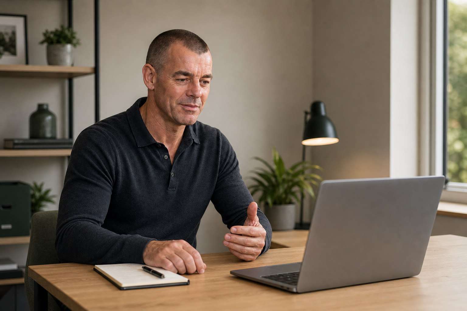 Ian Ross providing a personal online coaching check-in